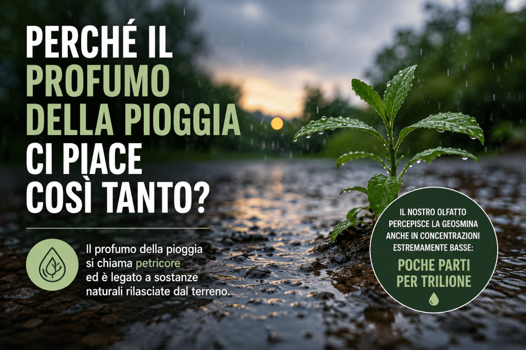 Perché il profumo della pioggia ci piace così&nbsp;tanto?