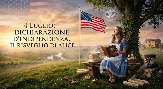 “La coincidenza del 4 luglio: se la vera ‘Dichiarazione d’Indipendenza’ fosse quella di Alice?”