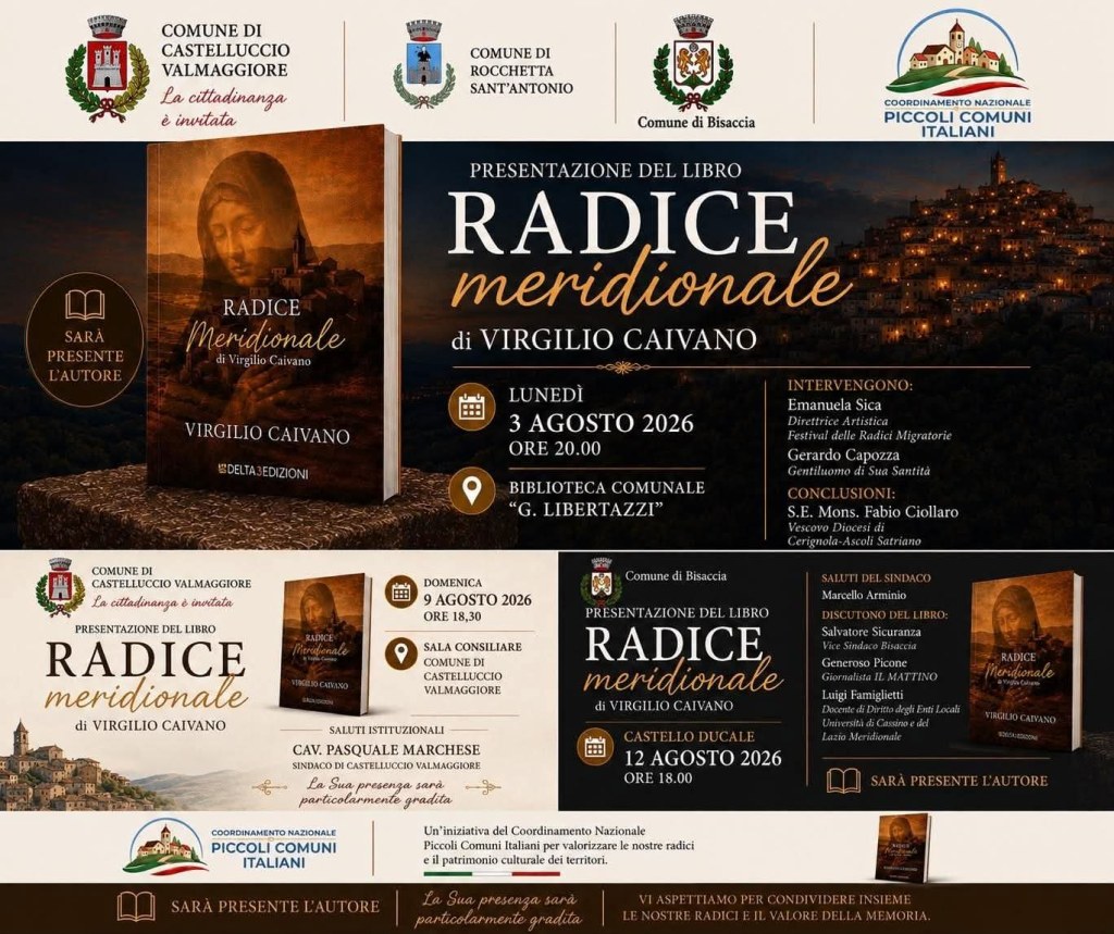 Radice meridionale di Virgilio Caivano in un tour&nbsp;estivo