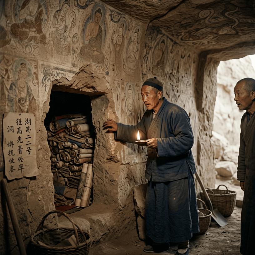 Grotta della Biblioteca nelle Grotte di Mogao