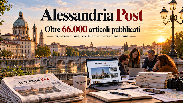 Alessandria Post raggiunge il traguardo di oltre 66.000 articoli pubblicati in dodici anni di informazione, cultura e partecipazione.