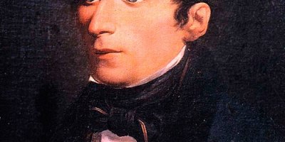 Ritratto di Giacomo Leopardi dipinto da Domenico Morelli nel 1845.