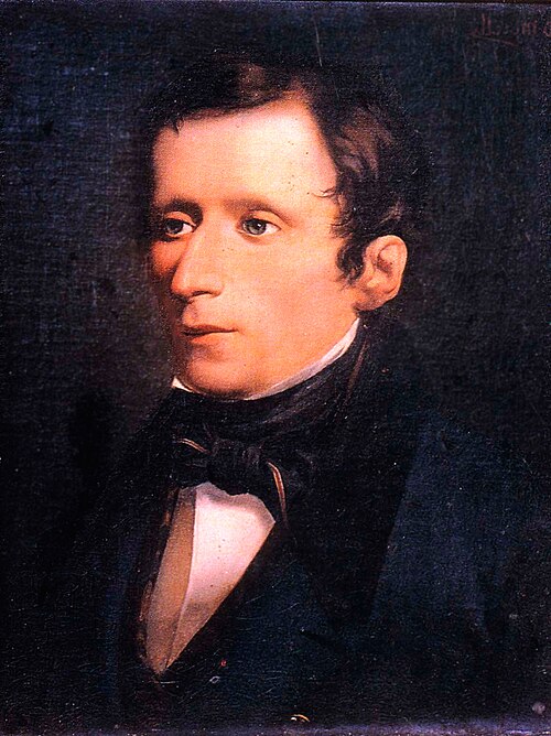 Ritratto di Giacomo Leopardi dipinto da Domenico Morelli nel 1845.